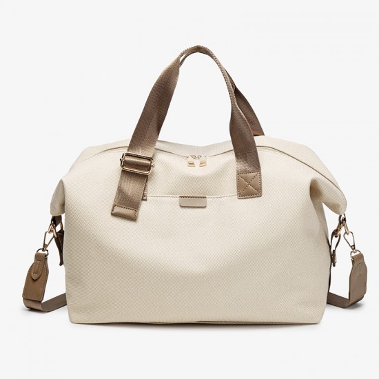 Fashion outdoor travel bag, canvas separation fitness bag, simple and casual, large capacity student luggage storage bag Fashion outdoor travel bag, canvas separation fitness bag, simple and casual, large capacity student luggage storage bag