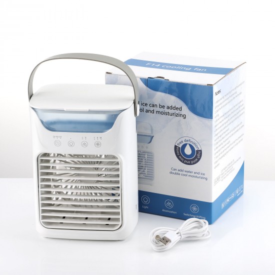 Cross-border air conditioning fan cooling super strong wind electric fan Add water and ice to cycle home office small air cooler